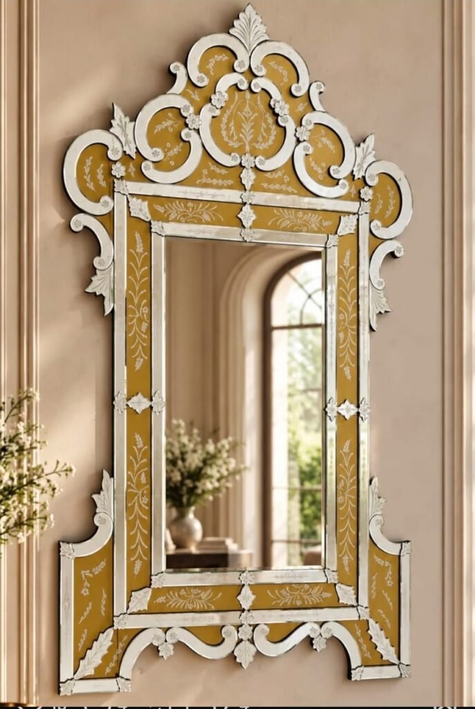 The Aurelia Venetian Crown Mirror