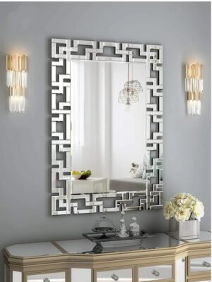 The Modernist Maze Vanity Mirror
